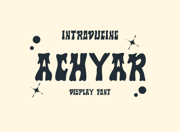 Achyar Font: A Modern Display Typeface for Editorial Design