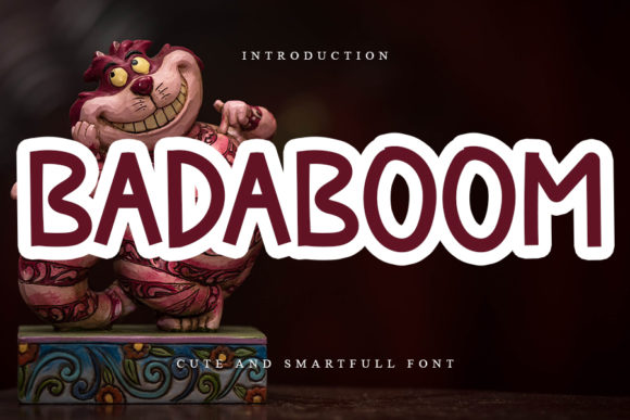 Badaboom Font: A Display Typeface for Creative Makers