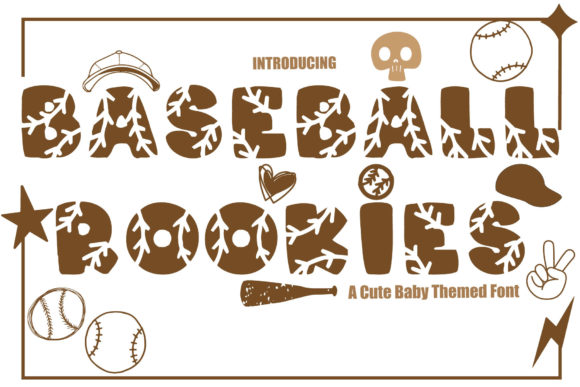 Baseball Rookies Font for Playful Editorial Design