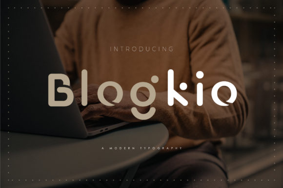 Blogkio Font for Professional Branding and Modern Typography
