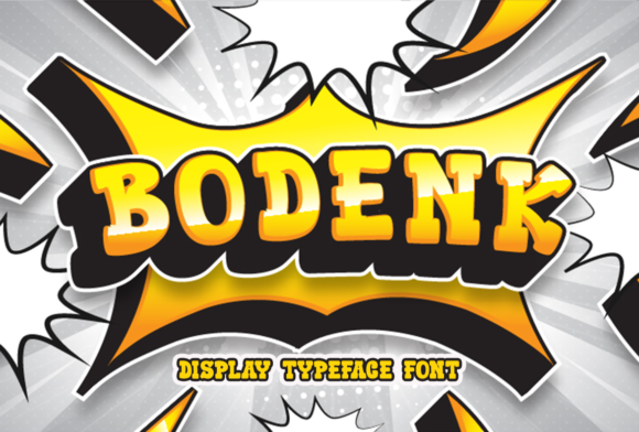 Bodenk Display Font: A Bold Statement for Your Campaigns