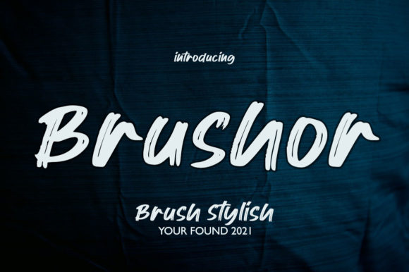 Brushor Display Font Review: A Creative Typeface for Makers