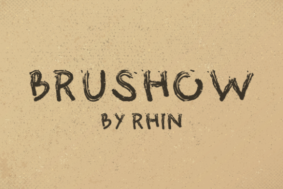 Brushow Font: A Vintage Brushed Typeface for Editorial Elegance