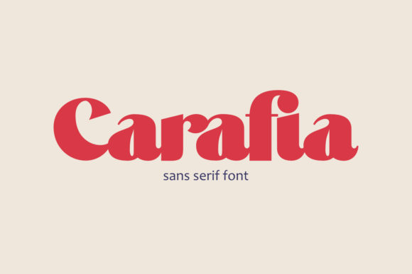 Carifia Display Font for Bold and Stylish Branding