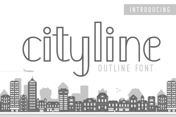 Cityline Font: A Stylish Display Typeface for Crafters and Makers