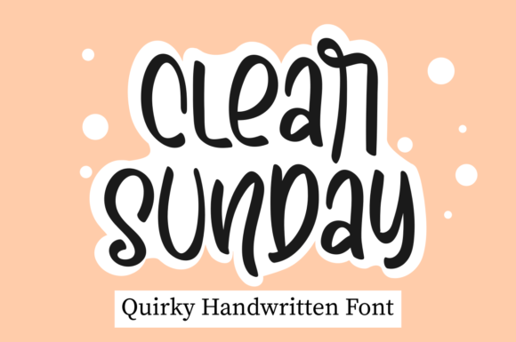 Clear Sunday — A Timeless Display Font for Stunning Designs