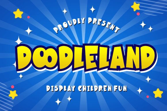 Doodleland Font: A Creative Display Typeface for Kids and Branding