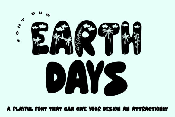 Earth Days Font for Modern Website Design