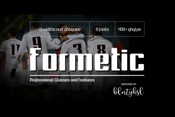 Formetic Font for Bold and Futuristic Design Projects