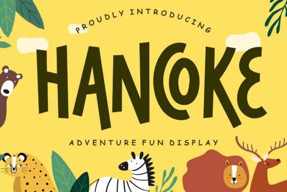 Hancoke Display Font for Editorial Design and Creative Projects