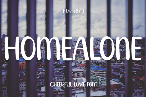 Homealone Font: A Versatile Display Type for Creative Projects