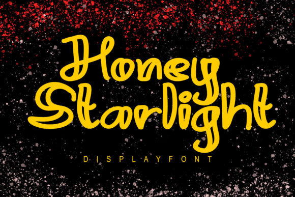Honey Starlight Font for Editorial Design