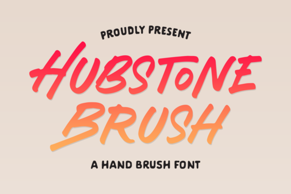 Hubstone Brush Font: Urban Elegance for Digital Branding