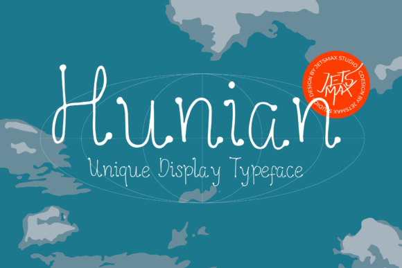 Hunian Display Font for Creative Makers and Designers