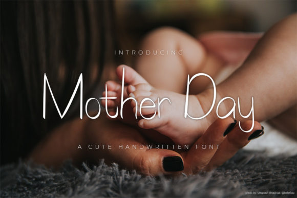 Mother Day Font: A Delicate Display Typeface for Digital Design