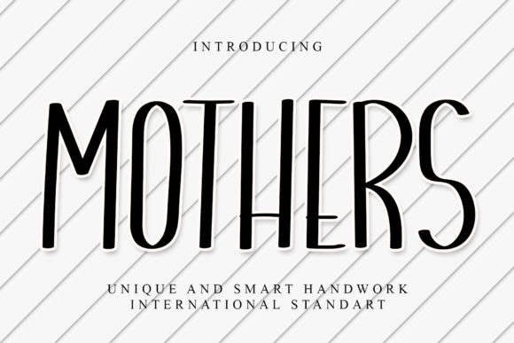 Mothers Display Font for Modern Web Design