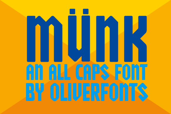 Munk Display Font for Small Business Branding