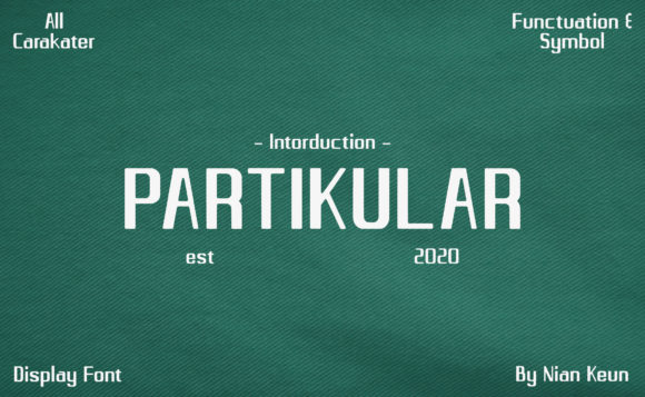Partikular Font: A Simple Way to Elevate Brand Design