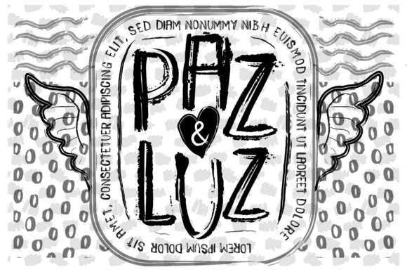 Paz Luz Display Font for Creative Branding Projects