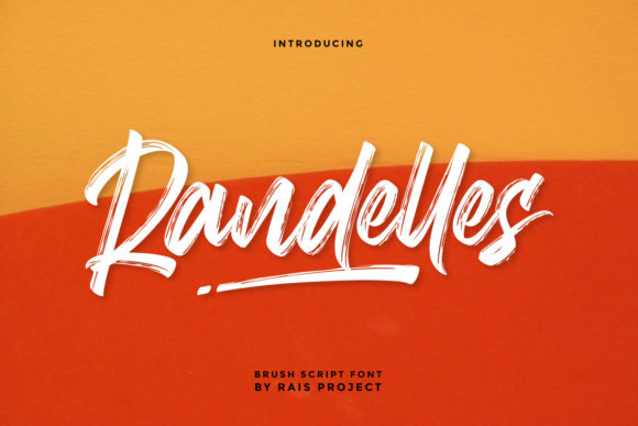 Randelles Display Font for Dynamic Brand Campaigns