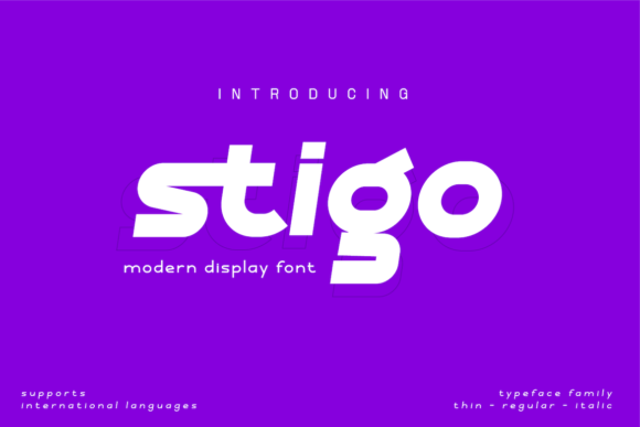 Stigo Font for Bold Branding and Modern Design Projects