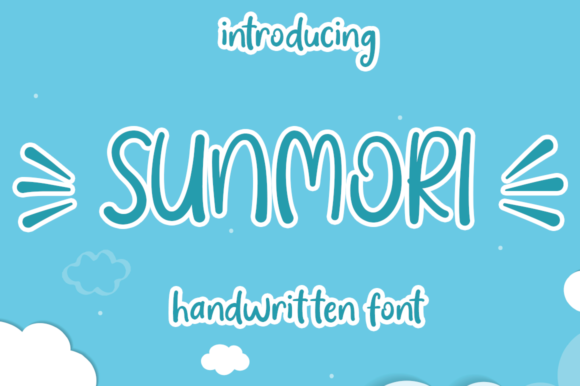 Sunmori Display Font for Craft and Product Design