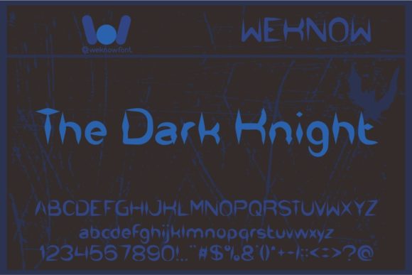 The Dark Knight Font: A Gothic Display Typeface for Marketers