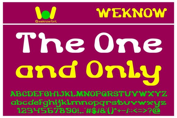 The One and Only Display Font for Unique Web Typography